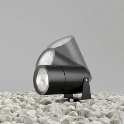 Maytoni Outdoor - Landschapsverlichting Bern - Grafiet - Ø10,8