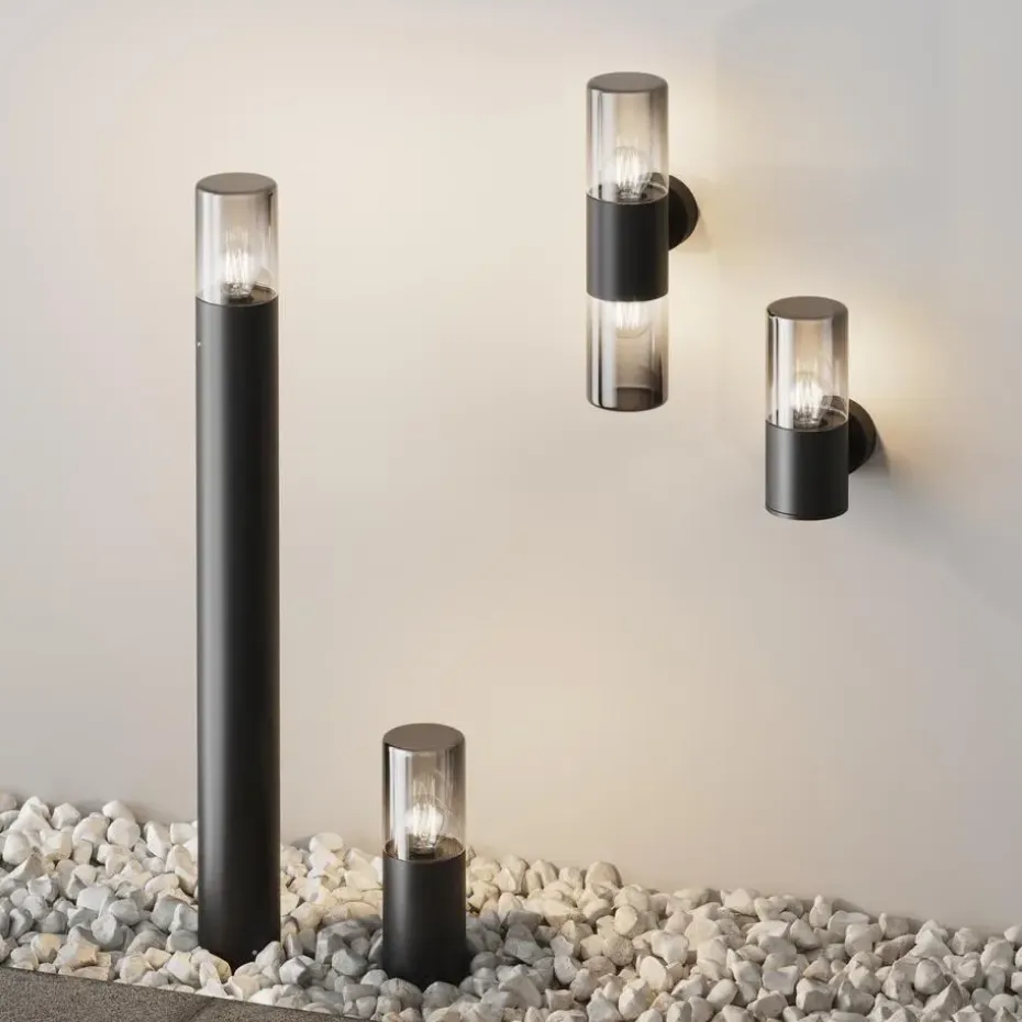 Maytoni Outdoor - Landschapsverlichting Amas - Grafiet - Ø8