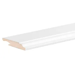 MDF plint - wit frans - 240x1,4x7,5 cm