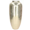 Mega Collections Vaas Oman Drip - goud - glas - D24 x H53 cm