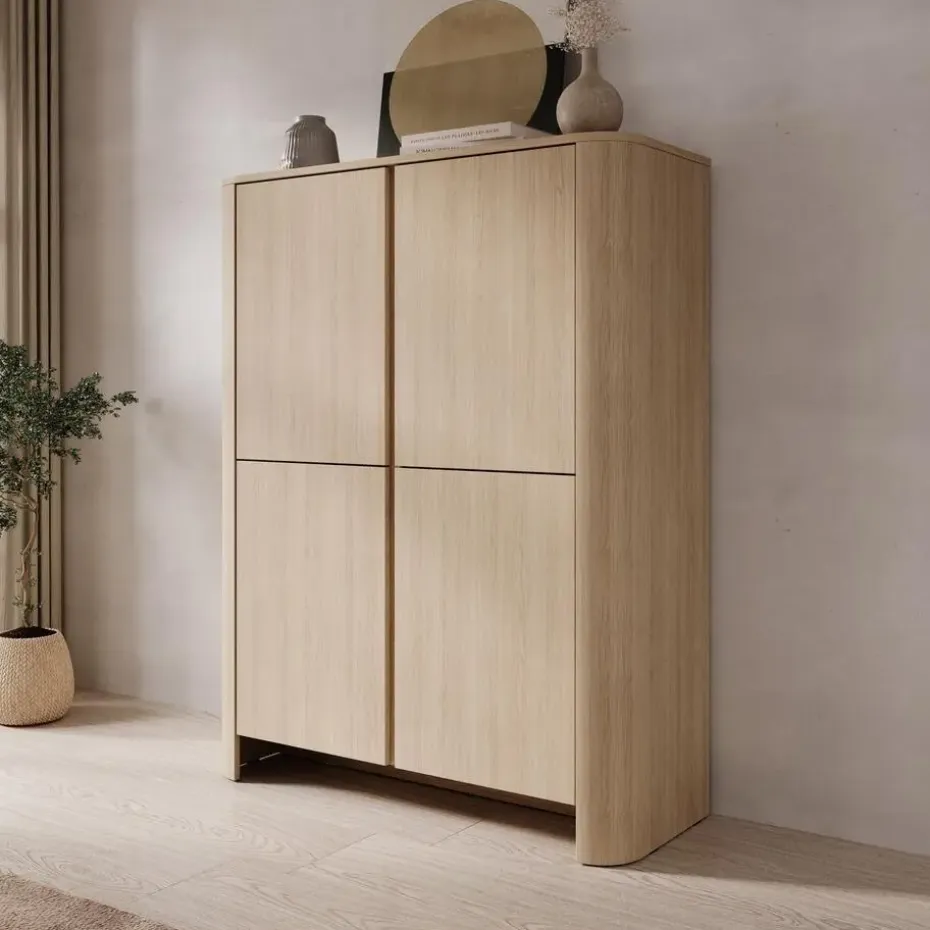 Meubella - Barbados - Dressoir - Eiken - 103x39x132 cm