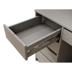 Meubella - Bureau Avio 2 - Wit hoogglans - 154 cm