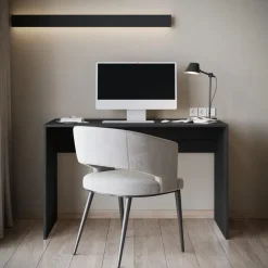 Meubella - Bureau Nyon - Zwart - 120 cm