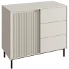Meubella - Dressoir Orvana - Beige - 103 cm