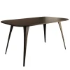 Meubella - Eetkamertafel Flix - Zwart - 160 cm - Uitschuifbaar