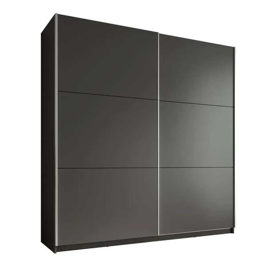 Meubella - Kledingkast Azrael - Grijs - 200 cm