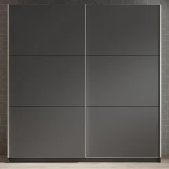 Meubella - Kledingkast Azrael - Grijs - 200 cm