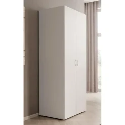 Meubella - Kledingkast Bernd - Wit - 74 cm