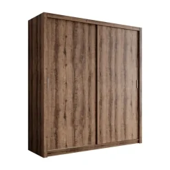 Meubella - Kledingkast Blake - Donker eiken - 200 cm