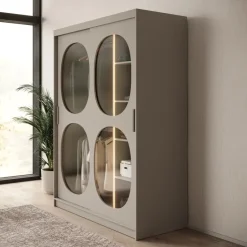 Meubella - Kledingkast Bravanti - Beige - 150 cm