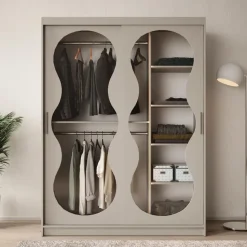 Meubella - Kledingkast Bunaro - Beige - 150 cm