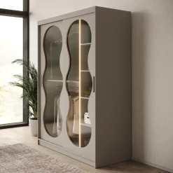 Meubella - Kledingkast Bunaro - Beige - 150 cm