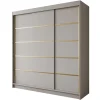 Meubella - Kledingkast Eagle - Beige - 200 cm