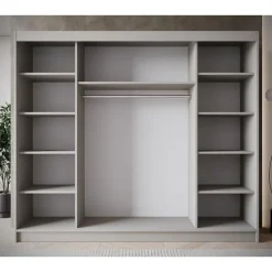 Meubella - Kledingkast Eagle - Beige - 250 cm