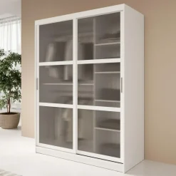 Meubella - Kledingkast Fessaro - Wit - 150 cm