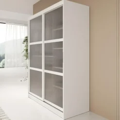 Meubella - Kledingkast Fessaro - Wit - 150 cm