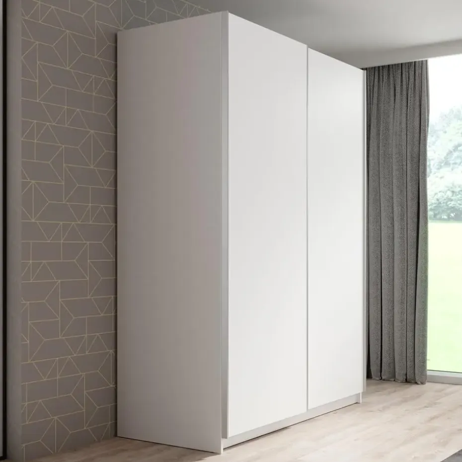 Meubella - Kledingkast Ganaro - Wit - 150 cm