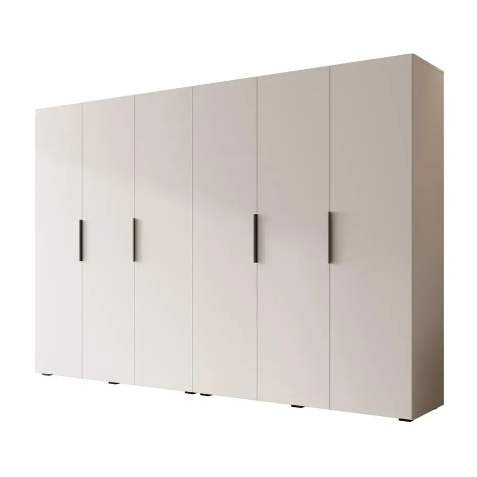 Meubella - Kledingkast Marquesa - Wit - 300 cm