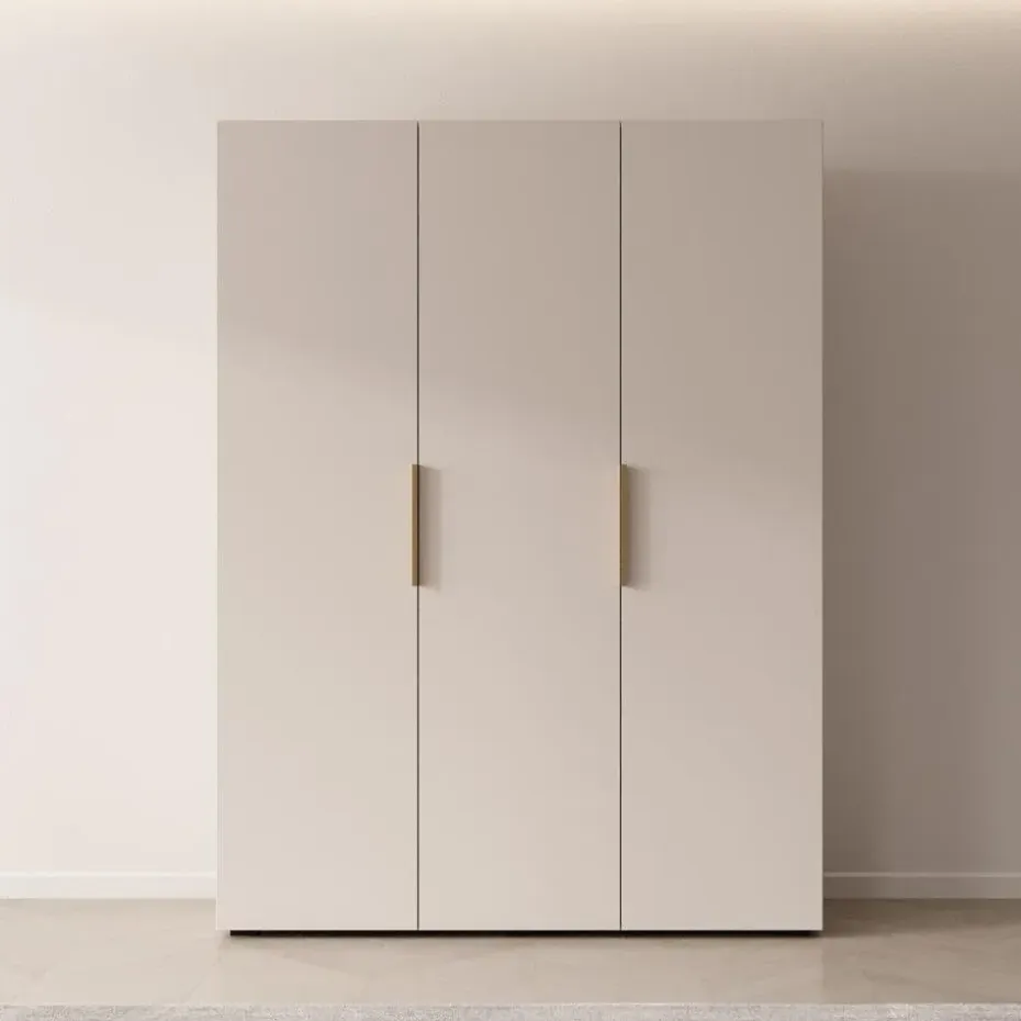Meubella - Kledingkast Marquesa - Beige - 150 cm