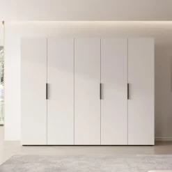Meubella - Kledingkast Marquesa - Wit - 250 cm