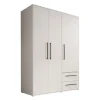 Meubella - Kledingkast Mayen - Wit - 145 cm