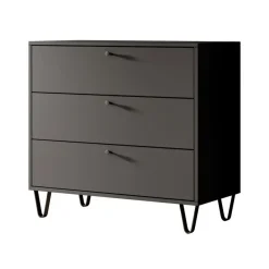 Meubella - Ladekast Apula - Antraciet - 84 cm