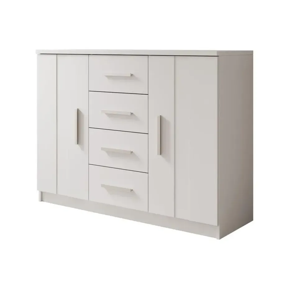 Meubella - Ladekast Blake - Wit - 120 cm