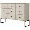 Meubella - Ladekast Lyndall - Beige - 115 cm