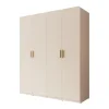 Meubella - Luzon - Kledingkast 4 deurs - Beige - 179x58x210 cm