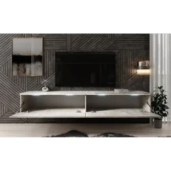 Meubella - TV-Meubel Dixon - Betonlook - 180 cm