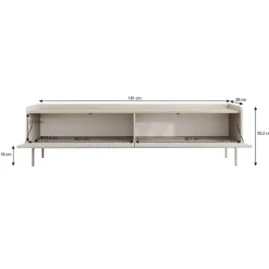 Meubella - TV-Meubel Livako - Beige - 181 cm