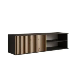 Meubella - TV-Meubel Marbella - Zwart - 150 cm
