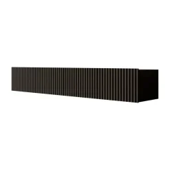 Meubella - TV-Meubel Pepinos - Mat zwart - 200 cm