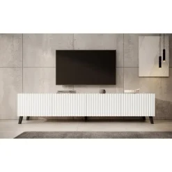 Meubella - TV-Meubel Pepinos 2 - Wit - 200 cm