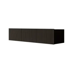 Meubella - TV-Meubel Pepinos - Mat zwart - 150 cm