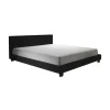 Meubella - Tweepersoonsbed George - Zwart - 180x200 cm