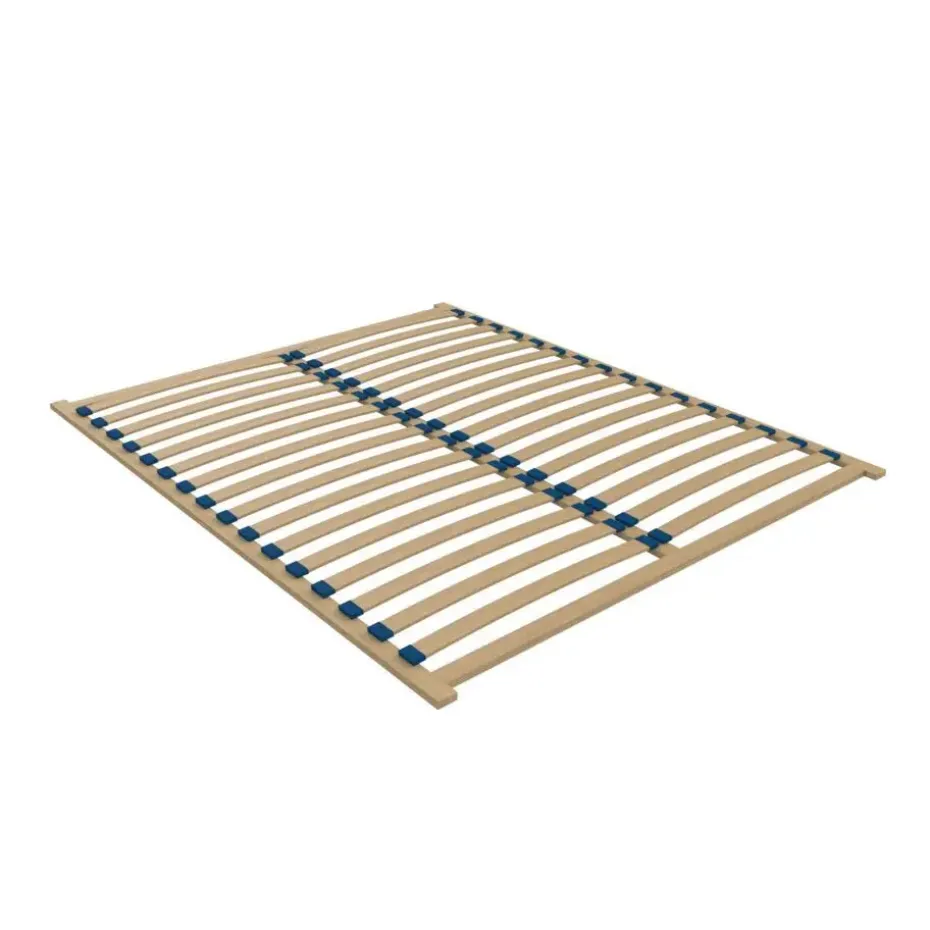 Meubella - Tweepersoonsbed Excalibur - Beige teddystof - 160x200 cm