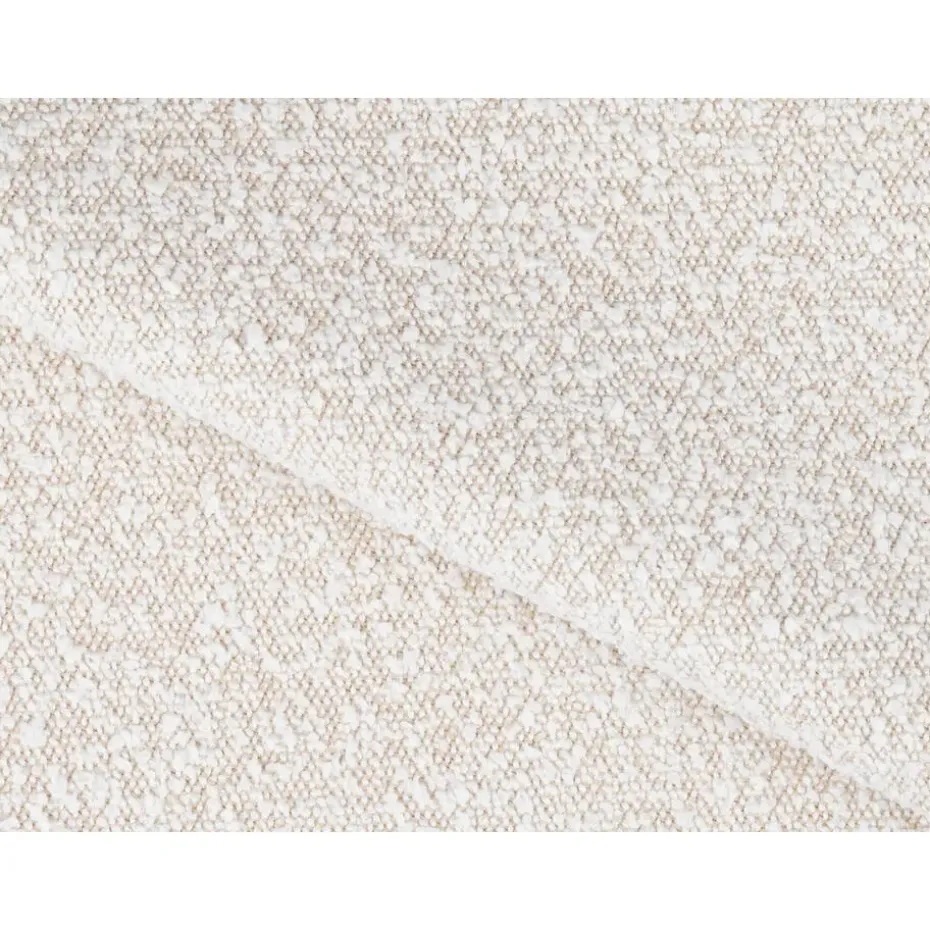 Meubella - Tweepersoonsbed Excalibur - Beige teddystof - 160x200 cm