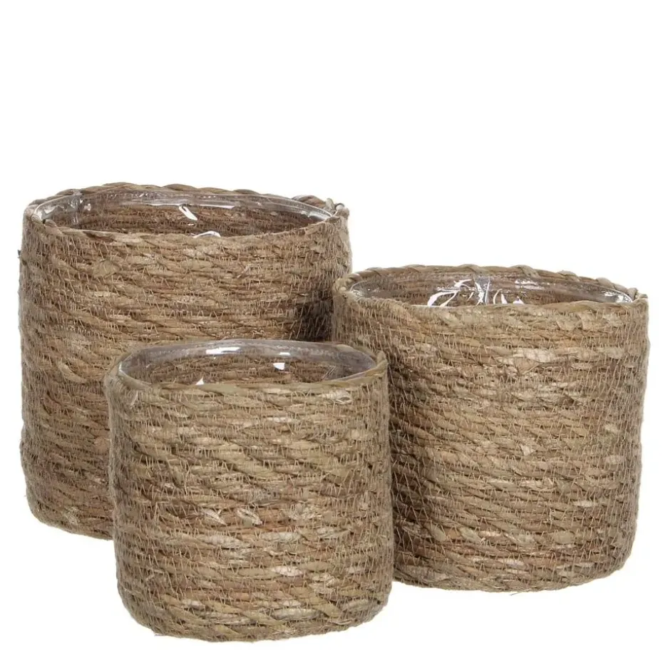 Mica Decorations Atlantic Mand voor Planten Set van 3