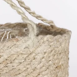 Mica Decorations Atlantic Mand voor Planten Set van 2 - Ø16 cm - Crème