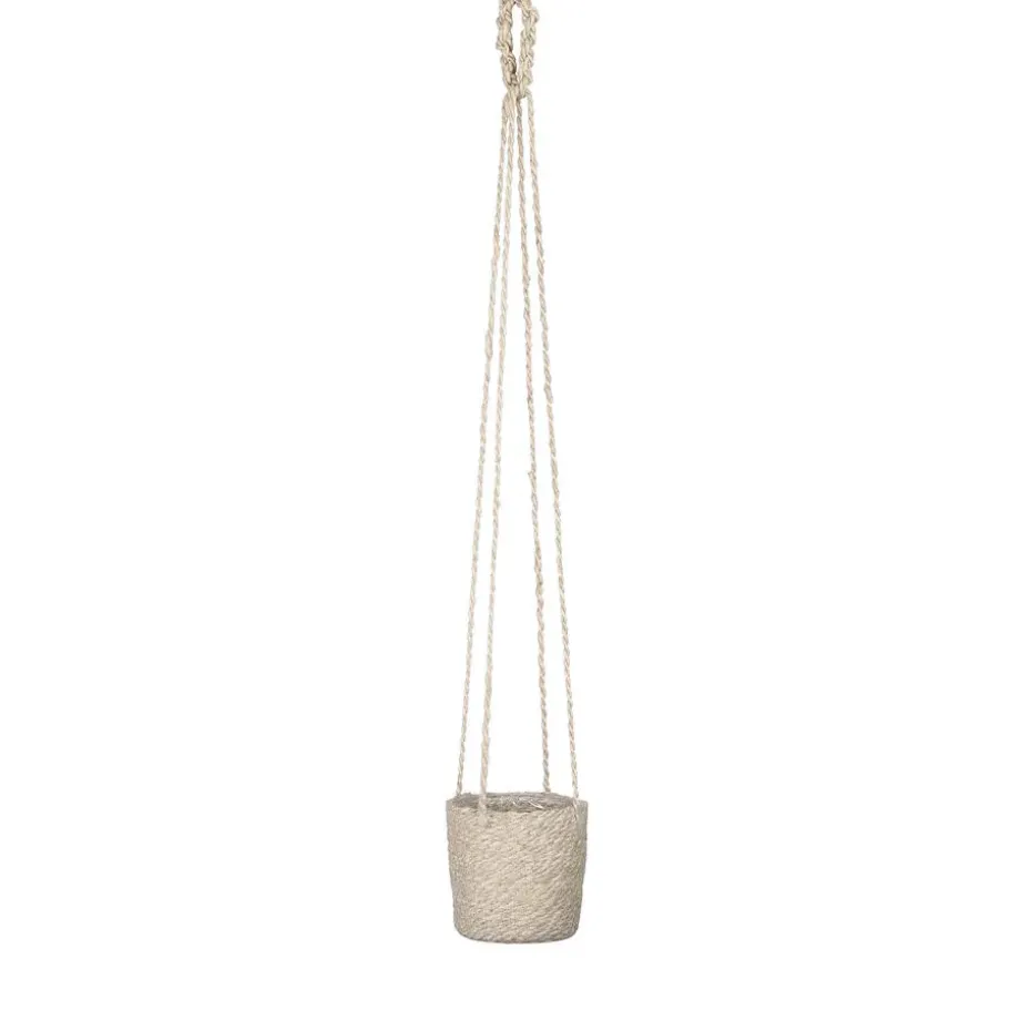 Mica Decorations Atlantic Mand voor Planten Set van 2 - Ø16 cm - Crème