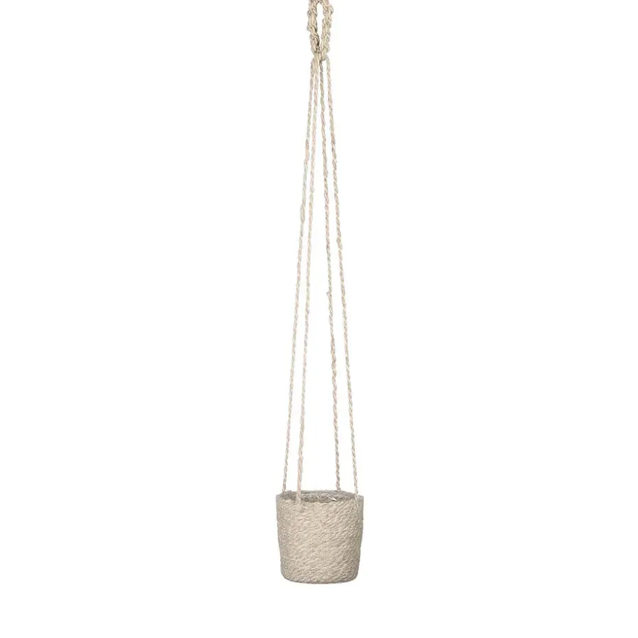 Mica Decorations Atlantic Mand voor Planten Set van 2 - Ø16 cm - Crème
