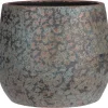 Mica Decorations Bloempot - keramiek - koper - D31 xH38 cm