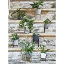 Mica Decorations Bloempot - wit - keramiek - D26 x H28 cm