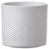 Mica Decorations Bloempot - wit - keramiek - D14 x H13 cm