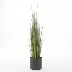 Mica Decorations Bloempot - donkergrijs - mat - keramiek - 23 x 21 cm