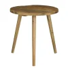 Mica Decorations Bold Bijzettafel - Ø40 cm - Gerecycled Hout - Bruin
