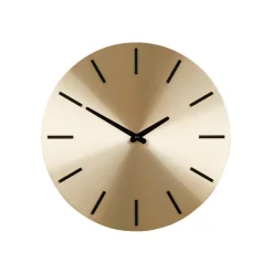 Mica Decorations Brixen Wandklok - Ø35,5 cm - Goud