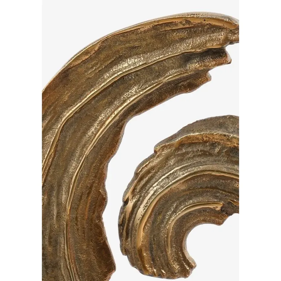 Mica Decorations Curla Woondecoratie - L23 x B15 x H46 cm - Goud