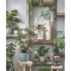 Mica Decorations Daan Bloempot - H17,5 x Ø19 cm - Wit